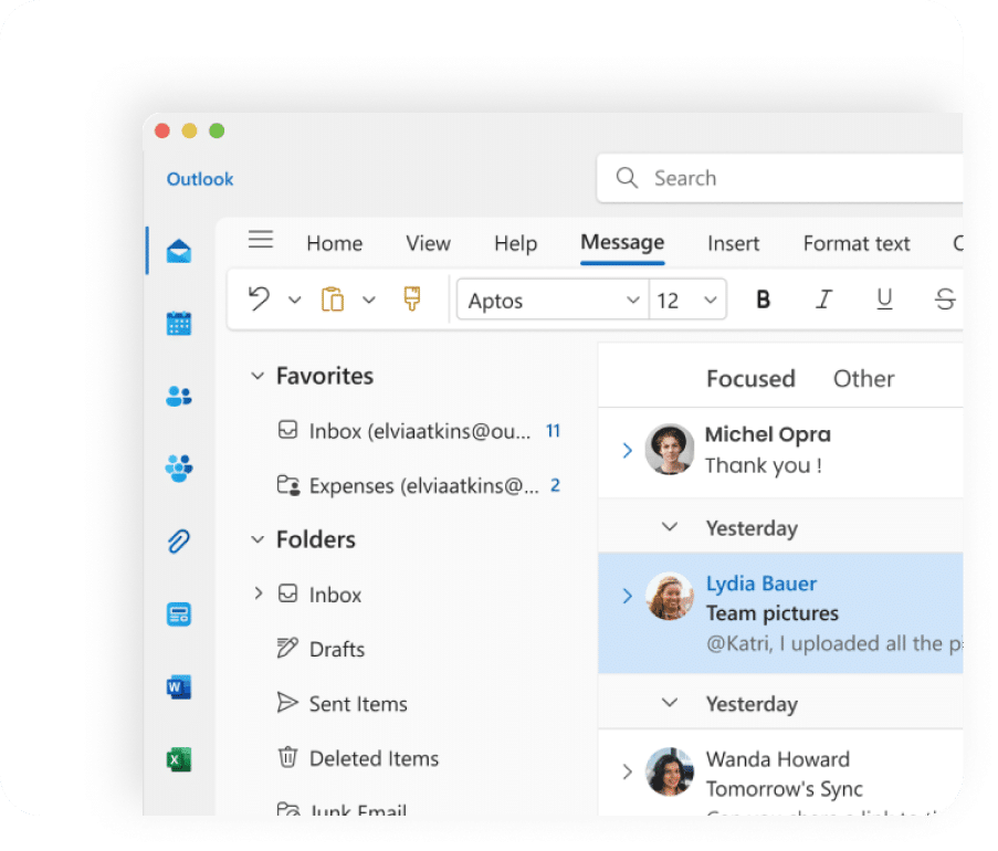 Integración de la API de Outlook