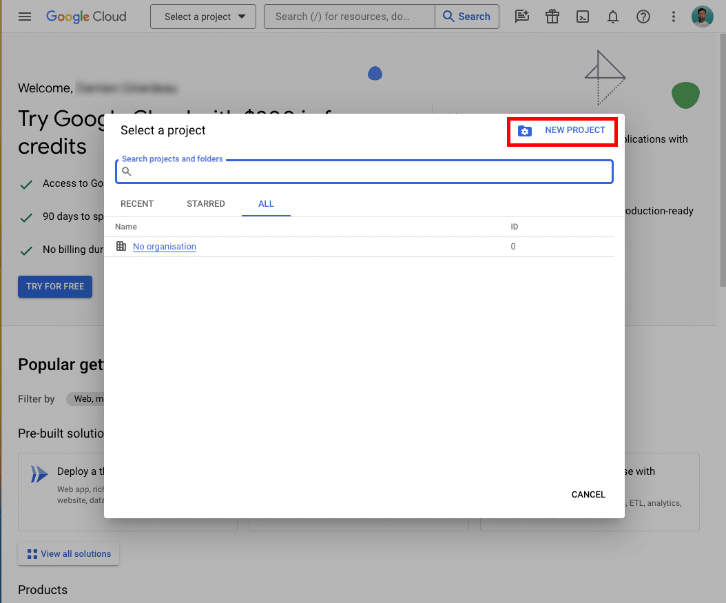 Google Developers Console