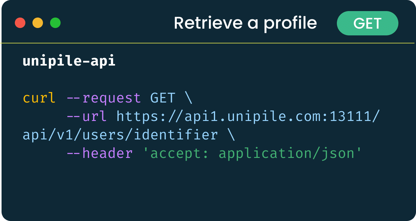 ein Profil abrufen linkedIn api