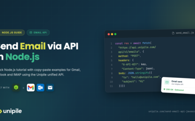 How to Send Email via API in JavaScript (Node.js Tutorial)