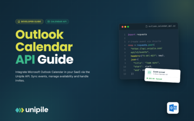 Guía de uso de la API de calendario de Microsoft Outlook