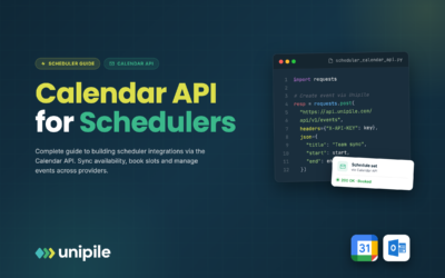 Guía completa de las integraciones de la API de programación de calendarios