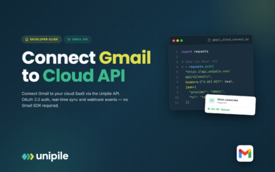 Conecta fácilmente Gmail a la API de la nube en aplicaciones SaaS