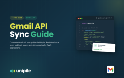 API de sincronización de Gmail: Guía de integración