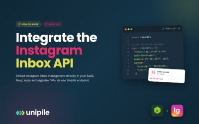 Integrar la API de la bandeja de entrada de Instagram