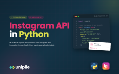 API Python de Instagram: Endpoints imprescindibles para una rápida integración de SaaS