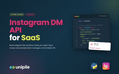 Integración de la API de DM de Instagram para SaaS