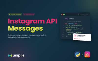 Mensajes API de Instagram con mensajería unificada Unipile