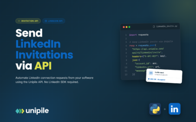 Envoyer des invitations à l'aide de l'API LinkedIn depuis votre application logicielle