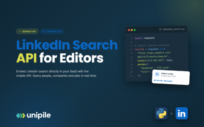 LinkedIn Search API : Amplifier la valeur utilisateur pour les éditeurs