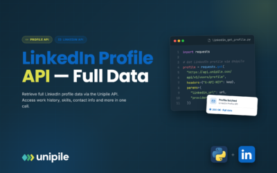 LinkedIn Get Profile API: How to Retrieve Full Profile Data