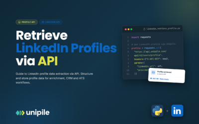L'API LinkedIn Retrieve Profile : Guide pour l'extraction de données de profil