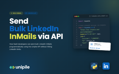 Cómo los desarrolladores de software pueden utilizar la API de LinkedIn para enviar InMails masivos