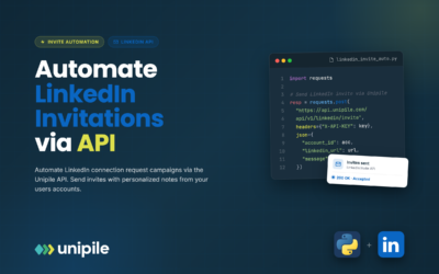 API automatizada de invitación a LinkedIn para editores