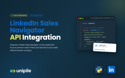 Desbloquea el poder de la integración API de LinkedIn Sales Navigator
