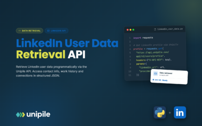 Desbloquea el poder de la API de recuperación de datos de usuario de LinkedIn para desarrolladores