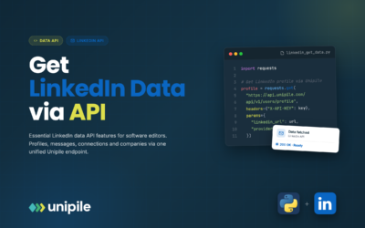 Obtener la API de datos de LinkedIn: Funciones esenciales para editores de software