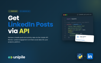 ¿Cómo obtener publicaciones de LinkedIn mediante la API?