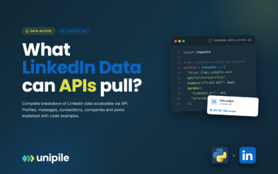 ¿Qué datos de LinkedIn se pueden extraer de su API?