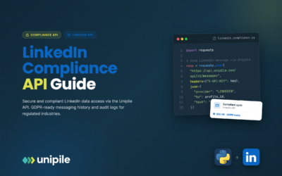 API de cumplimiento de LinkedIn: Acceso seguro al historial de mensajes y datos