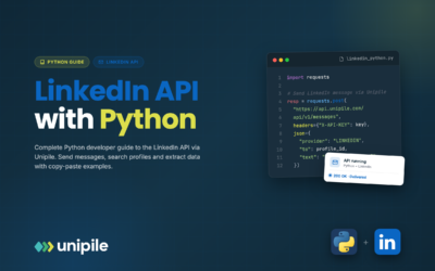 API Python de LinkedIn: La guía completa del desarrollador
