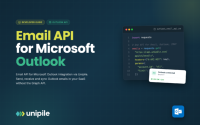 API de correo electrónico para la integración con Microsoft Outlook