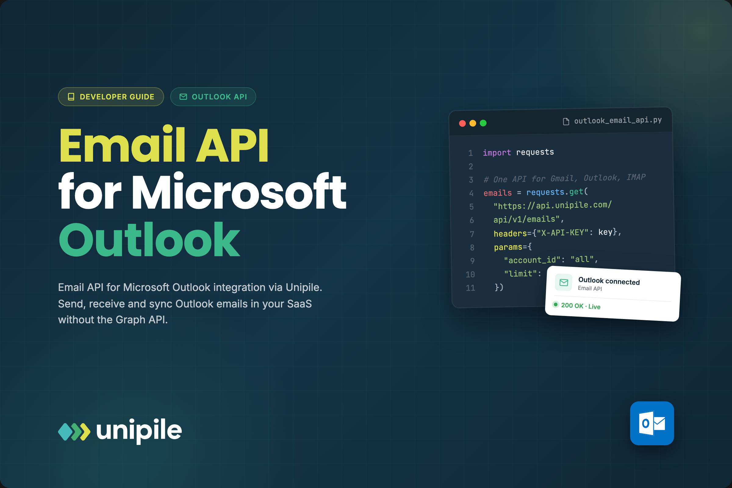 Email API for Microsoft Outlook Integration - Unipile