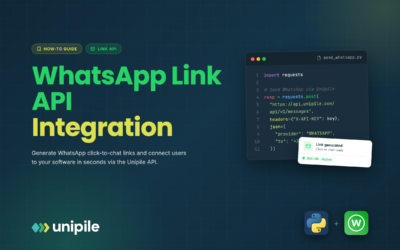 Integración de la API WhatsApp Link: Simplifica la conexión y la mensajería en tu app