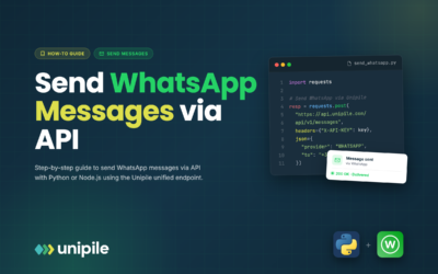 API de WhatsApp para enviar mensajes: La guía completa de integración