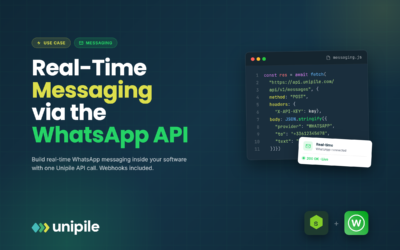 API de WhatsApp: Construye mensajería en tiempo real dentro de tu software