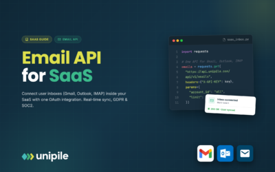 API de Email para SaaS: Conecte Caixas de Entrada de Usuários (Gmail, Outlook, IMAP) em 2026