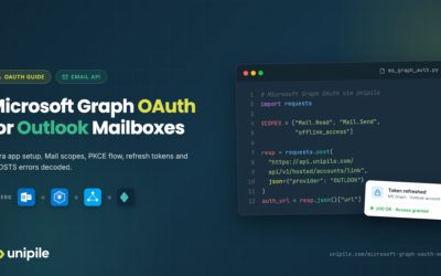 Microsoft Graph OAuth: Authenticate Outlook and Microsoft 365 Mailboxes (2026 Guide)