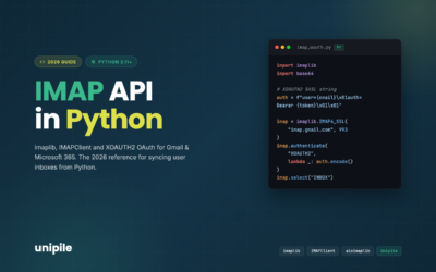 IMAP API in Python: imaplib, IMAPClient, XOAUTH2 OAuth Ratgeber (2026)